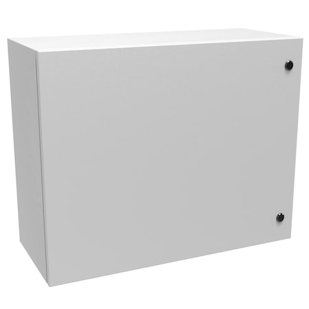 Hammond Slotted 1/4 Turn Latch Electrical Enclosures, 24 in H, 12 in D, 30 in W, NEMA 4, Steel EN4SD243012LG